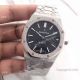 Audemars Piguet Royal Oak Black Dial Watch Frosted White Gold Case (3)_th.jpg